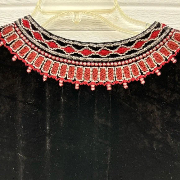 Johnny Was Velvet Embroidered Midi 2X - Picture 4 of 10